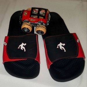 Kids size 2-3 AND1 slides, practically brand new, comes with monster truck